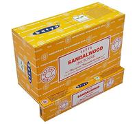 Encens Satya - Santal - 12 boîtes de 15 bâtons -