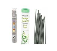 Encens Sauge blanche 30 bâtonnets + encens ayurvédique 14 bâtonnets
