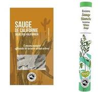 Encens sauge blanche et Sauge de Californie à brûler - Aromandise Multicolore G