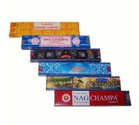 Encens Set Satya Nag Champa Goloka Aastha naturel fumé 91g
