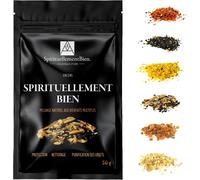 Encens Spirituellementbien Résine 100% Naturel Et Authentique En Grain 50gr Pour Fumigation Brule Parfum Ou Encensoir Protection-Nettoyage-Purification Des Objets-Alternative Encens Baton-Cone