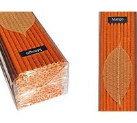 Encens Thaïlandais Artisanal - Handmade & Commerce Équitable - Parfum d’Intérieur Naturel - Relaxation, Méditation & Bien-Être - 38 Parfums au Choix (Mangue)