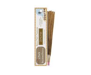 Encens Three Kings Marco Polo's Treasures 20g | 10 Bâtonnets Naturels | 1 Paquet, 10 bâtonnets 20 GR, Fabriqué à la Main en Inde, Certifié, 100% Naturel