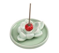 Encensoir Cascade Bâtonnet d'encens, Porte-encens, Plateau, décoration d'intérieur, de Bureau, en Forme cœur Lotus, Artisanat céramique Brûleur Cascade D'encens