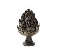 Encensoir Cascade Brûleur D'encens en Bois De Santal for La Maison, Four Boshan, Cuivre Pur, Ornements Bureau Creux Antiques Créatifs Brûleur Cascade D'encens