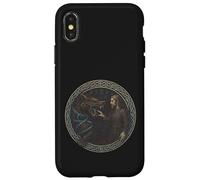 Enchaînement de Fenrir Týr et Gleipnir Mythologie Vikings Coque pour iPhone X/XS