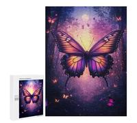 Enchanted Butterfly Forest Puzzle 1000 Pièces Educa Jouet en Bois Cadeau Unique Décoration Intérieure Jeu Éducatif Challenge Toy Adultes Et Enfants À Partir De 14 Ans 500 PCS