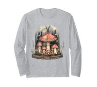 Enchanted Champignon Forêt Cloche Pot Fungi Art Manche Longue