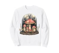 Enchanted Champignon Forêt Cloche Pot Fungi Art Sweatshirt