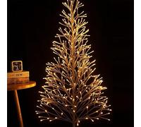 Enchanted Christmas Twinkle Tree Lights, Twinkle Christmas Trees Outdoor, for Indoor Outdoor Decor Garden Wedding Party Bedroom Decoration, Prelit Twinkling Artificial Birch Tree