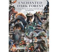 Enchanted Dark Forest Ephemera Book: Moody Gothic Woodland Cut Out and Collage Pages with Ravens, Ruins, Skulls, Florals and Fantasy Relics for Junk Journals, Scrapbooks and Mixed Media Art