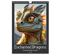 Enchanted Dragons: A year full of little wonders (Wall Calendar 2026 DIN A4 portrait), CALVENDO 12 Month Wall Calendar: Immerse yourself in the ... brought to life by the latest AI technology.