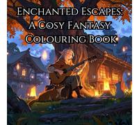 Enchanted Escapes: A Cosy Fantasy Colouring Book: For those looking to escape from reality for a while to relax and unwind in various fantasy settings