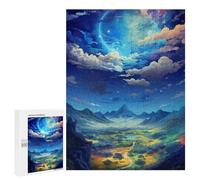 Enchanted Fantasy Landscape : Activité Décorative, 500 PCS Puzzle Décoratif - pour des Soirées Calmes Et Concentrées