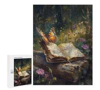 Enchanted Forest Book Puzzle 1000 Pièces Educa Jouet en Bois Cadeau Unique Décoration Intérieure Jeu Éducatif Challenge Toy Adultes Et Enfants À Partir De 14 Ans 500 PCS