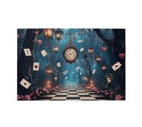 Enchanted Forest Fantasy Puzzle de 1000 pièces en bois pour adultes Cadeaux Décoration d'intérieur
