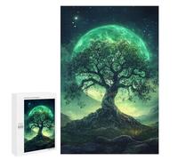 Enchanted Forest Moonlit Night Puzzle 1000 Pièces Educa Jouet en Bois Cadeau Unique Décoration Intérieure Jeu Éducatif Challenge Toy Adultes Et Enfants À Partir De 14 Ans 1000 PCS