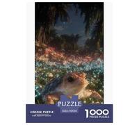 Enchanted Forêt Turtle Jeux De Puzzle 70x50cm/1000pcs, - Créatif & Éducatif, Relaxant pour Adultes, De Décoration