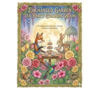 Enchanted Garden Tea Party Coloring Book: A Whimsical Journey with Animals, Flowers, and Fantasy