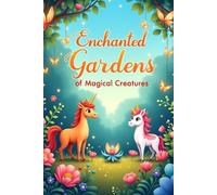 Enchanted Gardens of Magical Creatures - Jardins Encantados de Criaturas Mágicas: A Cozy and Poetic Coloring Book