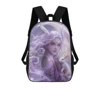 Enchanted Moonlit Fantasy Art -1 Sacs À Dos Imprimés En 3D Pour Enfants 17inch Sacs À Dos Tendance Et Décontractés Pour La Journée, Sacs De Voyage, Sacs À Dos D'extérieur Pour Garçons Et Filles