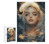 Enchanted Moonlit Fantasy Art Puzzle 1000 Pièces Educa Jouet en Bois Cadeau Unique Décoration Intérieure Jeu Éducatif Challenge Toy Adultes Et Enfants À Partir De 14 Ans 300 PCS