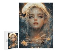 Enchanted Moonlit Fantasy Art Puzzle 1000 Pièces Educa Jouet en Bois Cadeau Unique Décoration Intérieure Jeu Éducatif Challenge Toy Adultes Et Enfants À Partir De 14 Ans 500 PCS