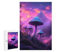 Enchanted Mushroom Forest Puzzle 1000 Pièces Educa Jouet en Bois Cadeau Unique Décoration Intérieure Jeu Éducatif Challenge Toy Adultes Et Enfants À Partir De 14 Ans 1000 PCS