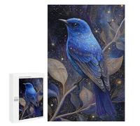 Enchanted Night Bluebird Art Print Puzzle 1000 Pièces Educa Jouet en Bois Cadeau Unique Décoration Intérieure Jeu Éducatif Challenge Toy Adultes Et Enfants À Partir De 14 Ans 1000 PCS