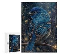 Enchanted Night Bluebird Puzzle 1000 Pièces Educa Jouet en Bois Cadeau Unique Décoration Intérieure Jeu Éducatif Challenge Toy Adultes Et Enfants À Partir De 14 Ans 300 PCS