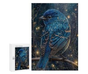 Enchanted Night Bluebird Puzzle 1000 Pièces Educa Jouet en Bois Cadeau Unique Décoration Intérieure Jeu Éducatif Challenge Toy Adultes Et Enfants À Partir De 14 Ans 300 PCS
