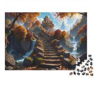 Enchanted Path Puzzle 1000 Pièces Educa Jouet en Bois Cadeau Unique De l'art De La Décoration Fantaisie Jeu Éducatif Challenge Toy pour Adultes Et Enfants À Partir De 12 Ans 1000pcs (75x50cm)