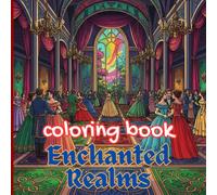 Enchanted Realms | Teen Coloring Book: Fairies, Princes & Princesses, Castles, Dragons, and Magic-Intricate Line Art for Ages 12-17
