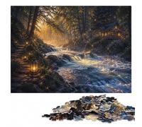 Enchanted River Puzzle en Bois 500 pièces, Activité Intérieure | Un loisir d'intérieur concentré: un loisir concentré autour de la table seul ou à plusieurs.