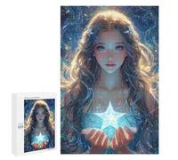 Enchanted Star Fantasy Artwork Puzzle 1000 Pièces Educa Jouet en Bois Cadeau Unique Décoration Intérieure Jeu Éducatif Challenge Toy Adultes Et Enfants À Partir De 14 Ans 1000 PCS