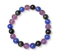 Enchanted Therapist Bracelet avec signe du zodiaque Sagittaire infusé Reiki, bracelet d'énergie, cadeau Reiki, bijoux Reiki, bracelets en pierres précieuses, bracelets en cristal, 17,8 cm, multiples
