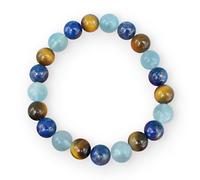 Enchanted Therapist Bracelet avec signe du zodiaque Taureau infusé Reiki, bracelet d'énergie, cadeau Reiki, bijoux Reiki, bracelets en pierres précieuses, bracelets en cristal, 17,8 cm, 17,8 cm