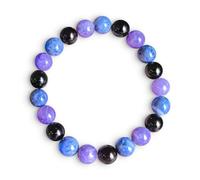 Enchanted Therapist Bracelet Reiki pour l'anxiété apaisante, bracelet énergétique, cadeau Reiki, bijoux Reiki, bijoux Reiki, bracelets en pierres précieuses, bracelets en cristal, 17,8 cm, cristal