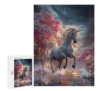 Enchanted Unicorn Forest -1 Puzzle 1000 Pièces Educa Jouet en Bois Cadeau Unique Décoration Intérieure Jeu Éducatif Challenge Toy Adultes Et Enfants À Partir De 14 Ans 500 PCS