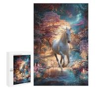 Enchanted Unicorn Forest Puzzle 1000 Pièces Educa Jouet en Bois Cadeau Unique Décoration Intérieure Jeu Éducatif Challenge Toy Adultes Et Enfants À Partir De 14 Ans 1000 PCS