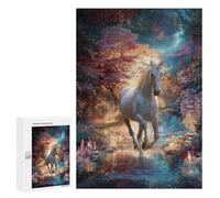 Enchanted Unicorn Forest Puzzle 1000 Pièces Educa Jouet en Bois Cadeau Unique Décoration Intérieure Jeu Éducatif Challenge Toy Adultes Et Enfants À Partir De 14 Ans 300 PCS