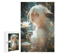 Enchanted Water Lily Fantasy Puzzle 1000 Pièces Educa Jouet en Bois Cadeau Unique Décoration Intérieure Jeu Éducatif Challenge Toy Adultes Et Enfants À Partir De 14 Ans 1000 PCS