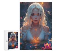 Enchanted Water Lily Pond -1 Puzzle 1000 Pièces Educa Jouet en Bois Cadeau Unique Décoration Intérieure Jeu Éducatif Challenge Toy Adultes Et Enfants À Partir De 14 Ans 1000 PCS