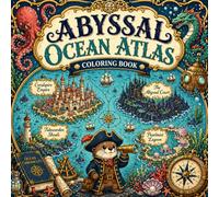 Enchanted World Atlas Coloring Book: Fantasy Maps, Magical Kingdoms & Whimsical Adventures for Kids and Adults - A Perfect Coloring Gift for All Ages