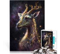 Enchantement de la Girafe Puzzles de 1000 pièces pour Adultes Assemblage du modèle est idéal comme Cadeau pour Toute la Famille 38x26cm