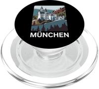 Enchanteur château de Neuschwanstein Paysage Art München PopSockets PopGrip pour MagSafe