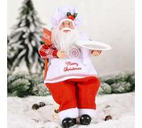Enchanteur nain en peluche conçu comme un Père Noël joyeux pour apporter de la joie dans votre maison en cette saison festive (B)
