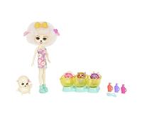 Enchantimals Baby Best Friends Lorna Lamb et Flag poupées, Coffrets de Jeux pour Les Meilleurs Amis de bébé, Petite poupée, 3 Animaux de bébé et Accessoires, Cadeaux pour Enfants, HNW98