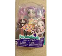 Enchantimals Cabery Cat (10,2 cm) et Pawla, excellent cadeau pour les enfants à partir de 4 ans, HCF98