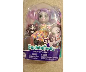 Enchantimals Cabery Cat (10,2 cm) et Pawla, excellent cadeau pour les enfants à partir de 4 ans, HCF98